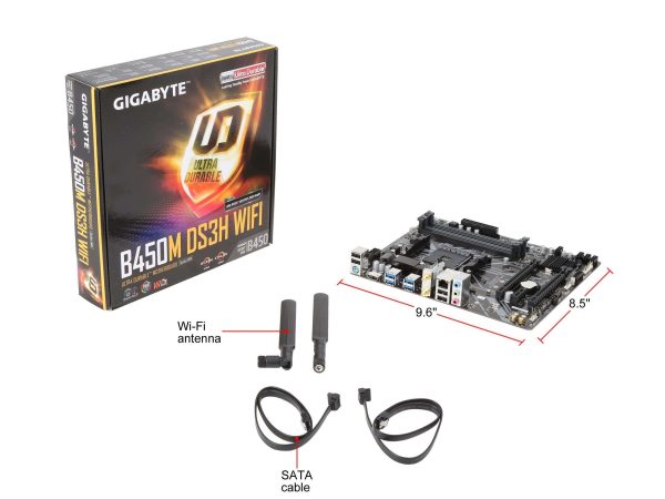 GIGABYTE B450M DS3H WIFI AM4