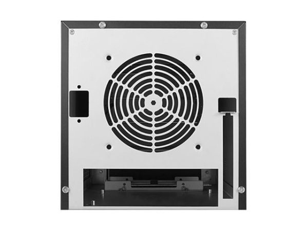 Compact Stylish 3x 3.5" Hotswap Trayless mini-ITX Tower - Black HDD Handle