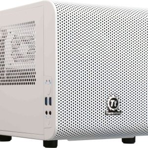Thermaltake V100 Perforated ATX Mid-Tower Chassis with One Pre-installed 120mm Fan and a Perforated Side Panel - V1 (White)