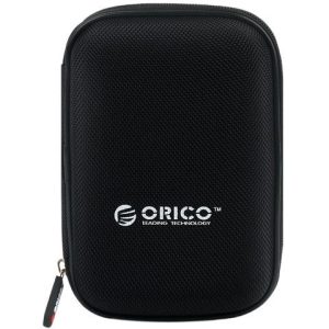 [5 Color in Pack] ORICO Portable 2.5 inch HDD Protective Carry Case Cover Bag Carrying Shell Case for 2.5" HDD Protector Bag - Black,1-Bay
