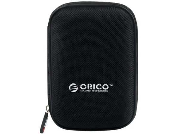 [5 Color in Pack] ORICO Portable 2.5 inch HDD Protective Carry Case Cover Bag Carrying Shell Case for 2.5" HDD Protector Bag - Black,1-Bay