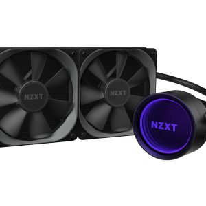 NZXT Kraken Z Series Z73 360mm - RL-KRZ73-01 - AIO RGB CPU Liquid Cooler - Customizable LCD Display - Improved Pump - Powered by CAM V4 - RGB Connector - Aer P 120mm Radiator Fans LGA 1700 Compatible - 2 Fan Slots (120 mm),Black,Kraken X53