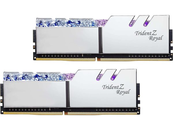 G.SKILL Trident Z Royal Series 32GB (2 x 16GB) DDR4 3200 (PC4 25600) - 16GB (2 x 8GB),DDR4 3600 (PC4 28800),16,Silver
