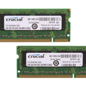 Dual Channel Kit Laptop Memory - 8GB (2 x 4GB)