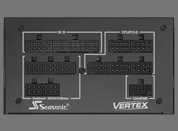 Seasonic VERTEX GX-1000, 1000W 80+ Gold,  ATX 3.0 / PCIe 5.0 Compliant, Full Modular, Fan Control in Fanless, Silent, and Cooling Mode, 12 Years Warranty