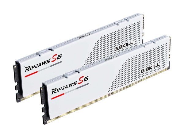 G.SKILL Ripjaws S5 Series 32GB (2 x 16GB) DDR5 5200 - 32GB (2 x 16GB),DDR5 5200 (PC5 41600),40,White