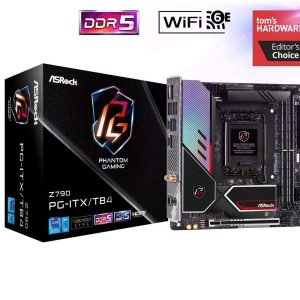 ASRock Z790 PG SONIC Intel LGA1700 (14th,13th,12th Gen) ATX Motherboard, 4 slots DDR5, PCIE 5.0 x16, 5 M.2 slots, 2.5Gb Lan, 7.1 Nahimic Audio, Front USB3.2 Gen2X2 Type_C, 14+1+1 Power Phase - Z790 PG-ITX/TB4