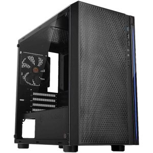 Thermaltake Versa H18 TG Micro Gaming Chassis Black - H18 (Black)