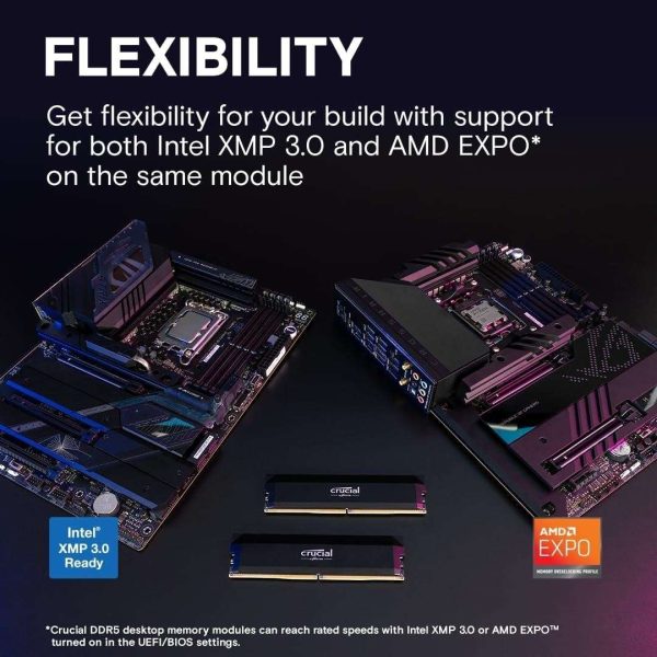 Crucial Pro Overclocking 32GB (2 x 16GB) DDR5 6000 (PC5 48000)