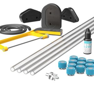 PrimoChill (Complete Kit) 4x 14mm Acrylic/PMMA Tubes, 12x Metrix SX Fitting, Bending Jig/Kit, Cutter and Finishing Bit - Sky Blue