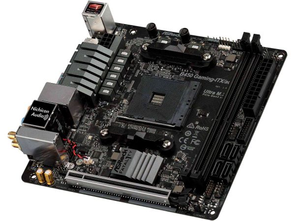ASRock B450M-HDV R4.0 AM4 
 - B450 GAMING-ITX/AC