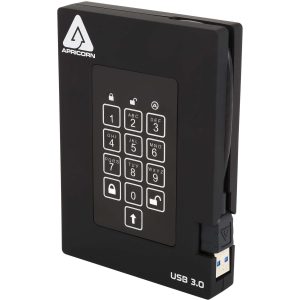 FIPS 140-2 Encrypted External Hard Drive With PIN Access - 1TB