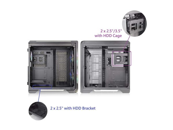 Thermaltake View 51 Tempered Glass ARGB Edition ATX Full Tower Black