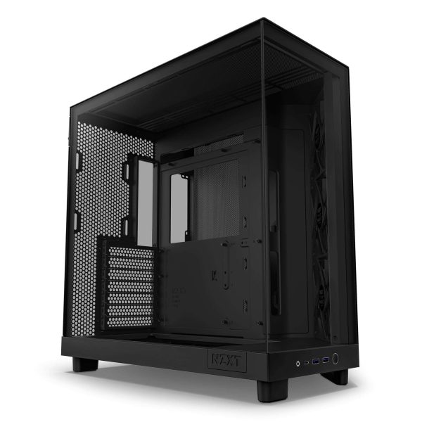 NZXT H9 Flow - All Black - CM-H91FB-01 - Dual-Chamber Mid-Tower Airflow Case - H6 Flow (Black)