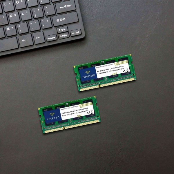 Timetec Hynix IC 16GB Kit(2x8GB) DDR3L 1600MHz PC3L-12800 Non ECC Unbuffered 1.35V CL11 2Rx8 Dual Rank SODIMM Laptop Memory Ram (16GB Kit(2x8GB))