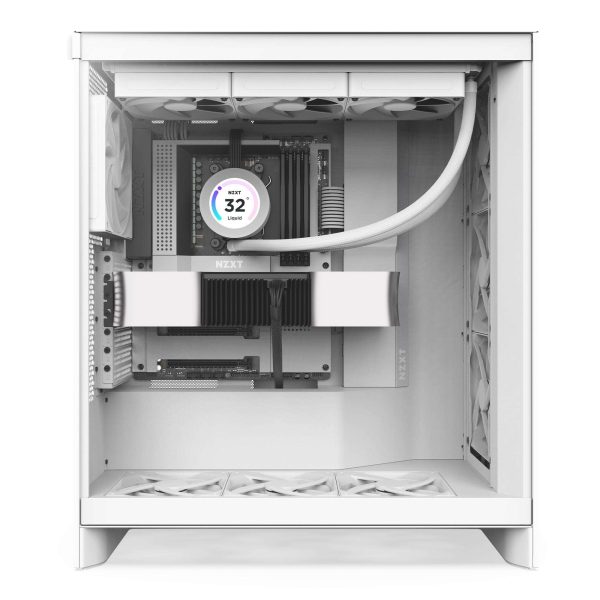 NZXT H7 Elite ATX Mid Tower Black - H7 Flow White (2024)