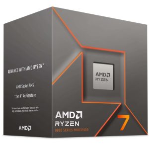 AMD Ryzen 7 8700F (4.1 Ghz) - Ryzen 7 8000 Series 8-Core/ 16-Threads, Socket AM5, 65W Processor - 100-100001590BOX