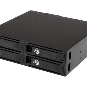 2.5in SATA Removable Hard Drive Bay for PC Expansion Slot - 5.25in,4-Bay (2.5in SATA/SAS)