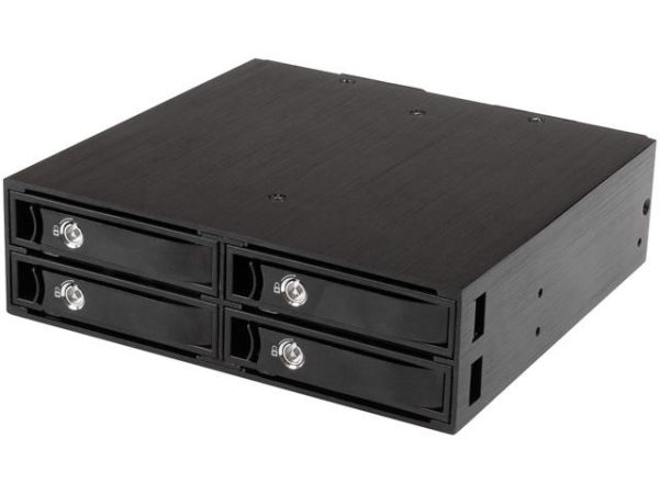 2.5in SATA Removable Hard Drive Bay for PC Expansion Slot - 5.25in,4-Bay (2.5in SATA/SAS)