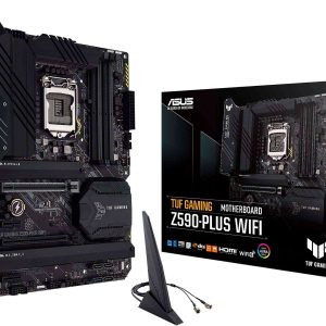 ASUS ROG Maximus XIII Hero (WiFi 6E) Z590 LGA 1200 (Intel 11th/10th Gen) ATX Gaming Motherboard (PCIe 4.0, 14+2 Power Stages, DDR4 5333+, Dual 2.5Gb LAN, Thunderbolt 4 Onboard, Bluetooth v5.2. - TUF GAMING Z590-PLUS WIFI