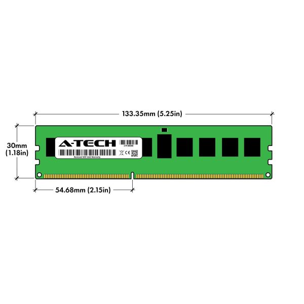 A-Tech 8GB 1Rx4 PC3-14900R DDR3 1866 MHz ECC RDIMM 1.5V Registered DIMM 240-Pin Single Rank x4 Server & Workstation RAM Memory Upgrade Module