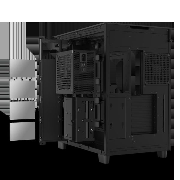 NZXT H9 Flow - All Black - CM-H91FB-01 - Dual-Chamber Mid-Tower Airflow Case