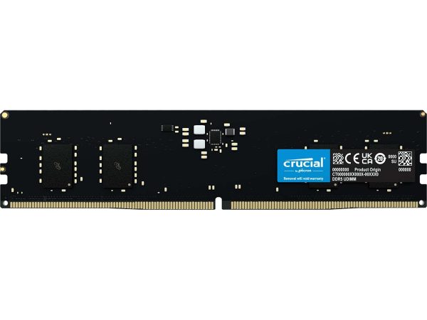 Crucial 16GB DDR5 5600 (PC5 44800) - 32GB,DDR5 4800 (PC5 38400),40