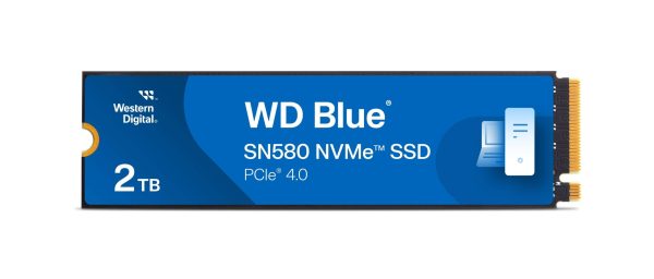 Western Digital WD_Blue SN580 M.2 2280 2TB PCI-Express 4.0 x4 TLC Internal Solid State Drive (SSD) WDS200T3B0E - 2TB