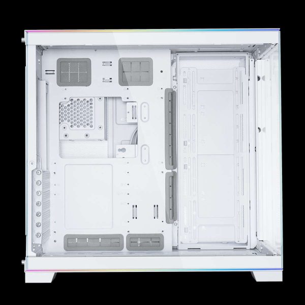 LIAN LI O11 EVO RGB  White Aluminum / Steel / Tempered Glass ATX Mid Tower Computer Case ----O11DERGBW