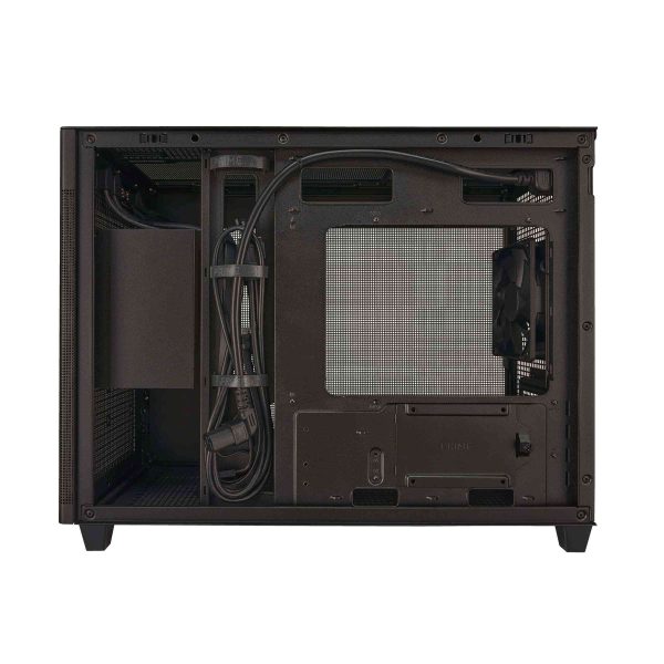 ASUS AP201 Type-C Airflow-focused Micro-ATX,Mini-ITX Computer Case, Support 360/280 Liquid Cooling - Black