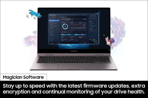 SAMSUNG SSD 990 EVO 2TB, PCIe 5.0 M.2 2280, Seq. Read Speeds Up-to 5,000MB/s (MZ-V9E2T0B/AM)