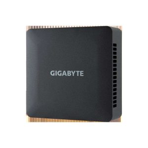 GIGABYTE GB-BRI7H-1355 with 13th Gen Intel Core i7-1355U ,2 x HDMI 2.1, 2 x USB 3.2 Gen 2 Type-C with DP alt Mode, Black Mini-PC Tall Barebone-US cord, Single Unit - Memory and Storage Sold Separately - Intel Core i5-1335U