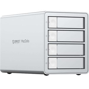 ORICO 5 Bay Hard Drive Enclosure Full Aluminum Type-C USB 3.1 Gen2 (10Gbp/s)  2.5/3.5 inch HDD SSD for Enterprise Class Data Storage, Support Daisy Chain 3559C3 - Silver,5 Bay,5 Bay DAS Raid USB 3.0 (9958RU3)