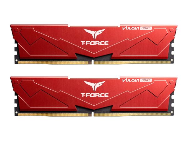 Team T-Force Vulcan 32GB (2 x 16GB) DDR5 5200 (PC5 41600) - 32GB (2 x 16GB),DDR5 6400 (PC5 51200),40,Red
