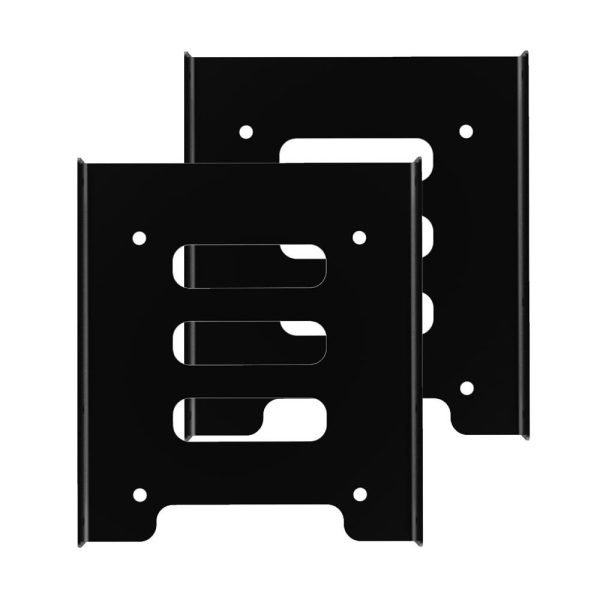 GLOTRENDS 2.5 to 3.5 Inch SSD HDD Holder Metal Mounting Bracket (2 packs)