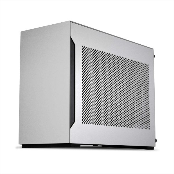 LIAN LI A4-H2O Silver Color SPCC / Aluminum Mini Tower Computer Case , PCI4.0 Riser Card Cable Included ------A4-H2OA4
