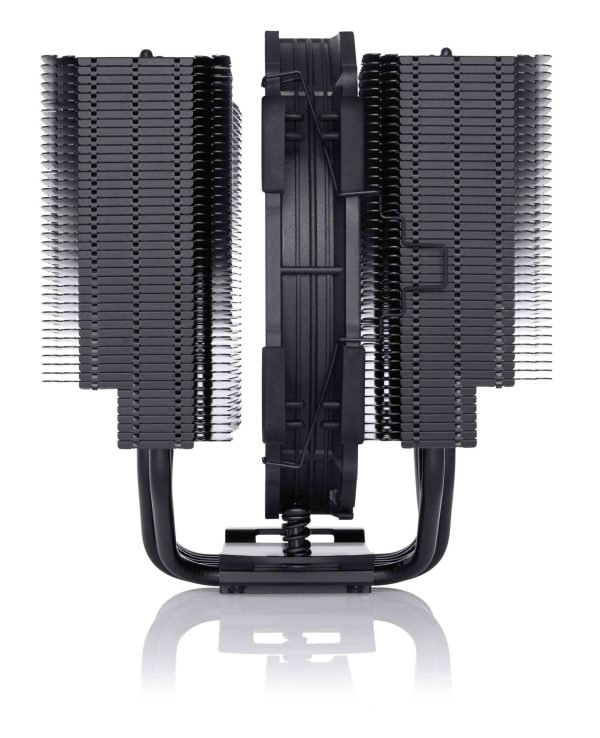 Noctua NH-D15S chromax.black, Premium Dual-Tower CPU Cooler with NF-A15 PWM 140mm Fan (Black)