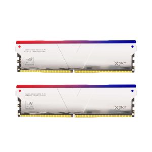 V-COLOR DDR5 XSky ROG Certified 64GB (32GBx2) 6200MHz CL36 1.35V SK Hynix IC RGB Gaming Desktop Upgrade RAM Memory Module Dual Rank-Mirrored Silver (RTMXSL3262836SWK) - 32GB (2 x 16GB),DDR5 6600 (PC5 52800),32,Silver,32-39-39-102