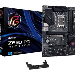 ASRock Z690 Pro RS LGA 1700 (14th,13th,12th Gen) Intel Z690 SATA 6Gb/s DDR4 ATX Intel Motherboard - Z690 PG RIPTIDE