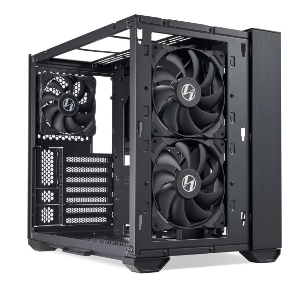 LIAN LI O11 AIR MINI Black SPCC / Aluminum / Tempered Glass ATX Mini Tower Computer Case-- O11AMX