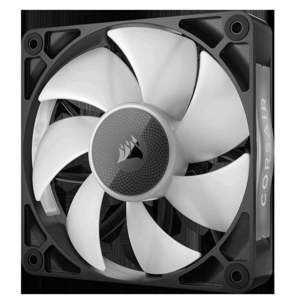 CORSAIR iCUE Link RX120 RGB 120mm PWM Fans with iCUE Link System Hub - Magnetic Dome Bearing - Triple Pack - Black