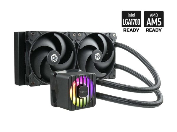 Enermax LIQMAXFLO SR 360 ARGB Liquid Cooling System - 2 Fan Slots (120 mm)