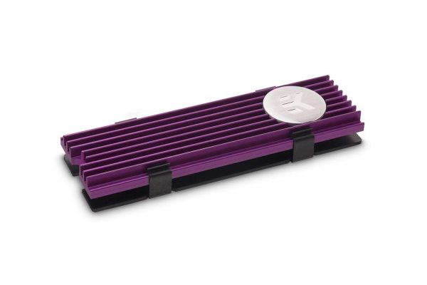 EKWB EK-M.2 NVMe Heatsink, Green - Purple