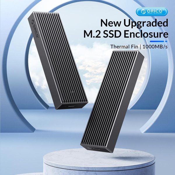 ORICO M.2 NVMe SSD 512GB PCIe Gen3. X4, NVMe 1.3 64L 3D NAND QLC Internal Solid State Drive 2280 with M.2 NVMe SSD Enclosure