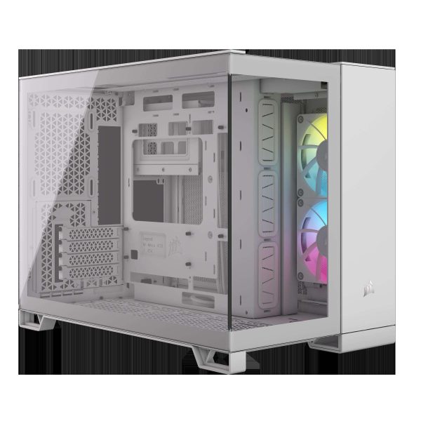 Corsair Micro ATX Black - 2500X RGB Link White