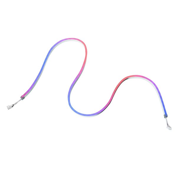 Phanteks NEON Digital-RGB LED Strip Combo Set – 2x 400mm Smooth lighting strip, full color range, flexible mounting, White - M1 (White)