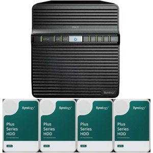 Synology DS423 4-Bay NAS, 2GB RAM, 16TB (4 x 4TB) of Synology Plus NAS Drives Fully Assembled and Tested By CustomTechSales
