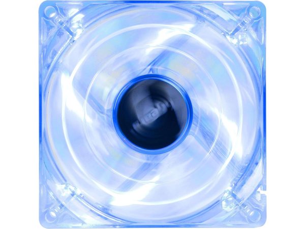 Bgears b-PWM 90 Translucent Blue with Blue LEDs 2 ball Bearing PWM fan with  500 to 4000RPM, 88CFM, 39dba