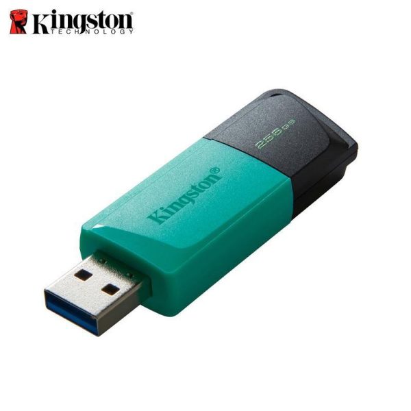 Memory (USB Flash Drive) - USB 3.2 Gen 1,Black / Teal,256GB