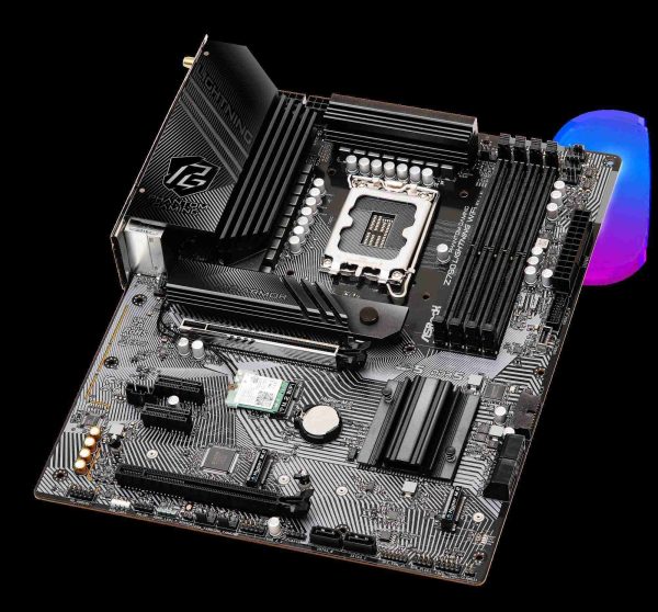 ASRock Z790 Lightning WiFi LGA 1700(14th,13th,12th Gen) Intel Z790 SATA 6Gb/s ATX DDR5 1 PCIe 5.0 x16 2.5G LAN WiFi 6E + Bluetooth Motherboards - Intel